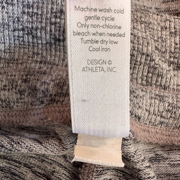 Athleta Girl Jogger Pants Size Small S/7 Heather Gray Athleisure Cozy - Picture 5 of 6